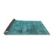 Sideview of Abstract Light Blue Modern Rug, abs1274lblu