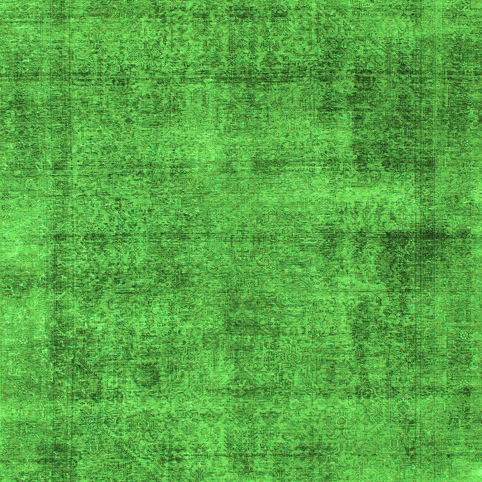 Abstract Green Modern Rug, abs1274grn