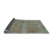 Sideview of Abstract Light Blue Modern Rug, abs1275lblu