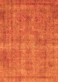 Abstract Orange Modern Rug, abs1275org