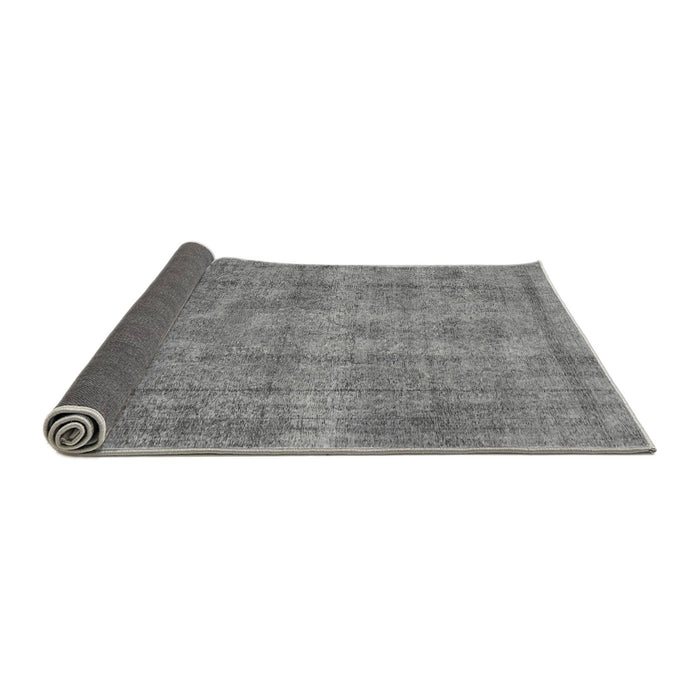 Sideview of Abstract Gray Modern Rug, abs1275gry