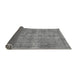 Sideview of Abstract Gray Modern Rug, abs1275gry