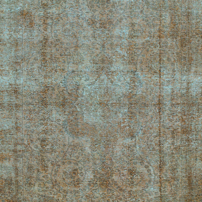Abstract Light Blue Modern Rug, abs1275lblu