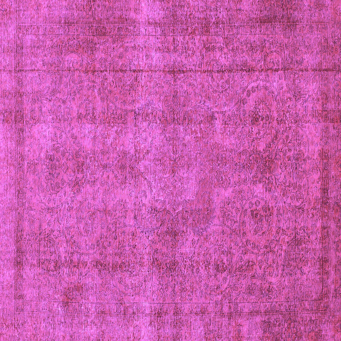 Square Machine Washable Abstract Purple Modern Area Rugs, wshabs1275pur