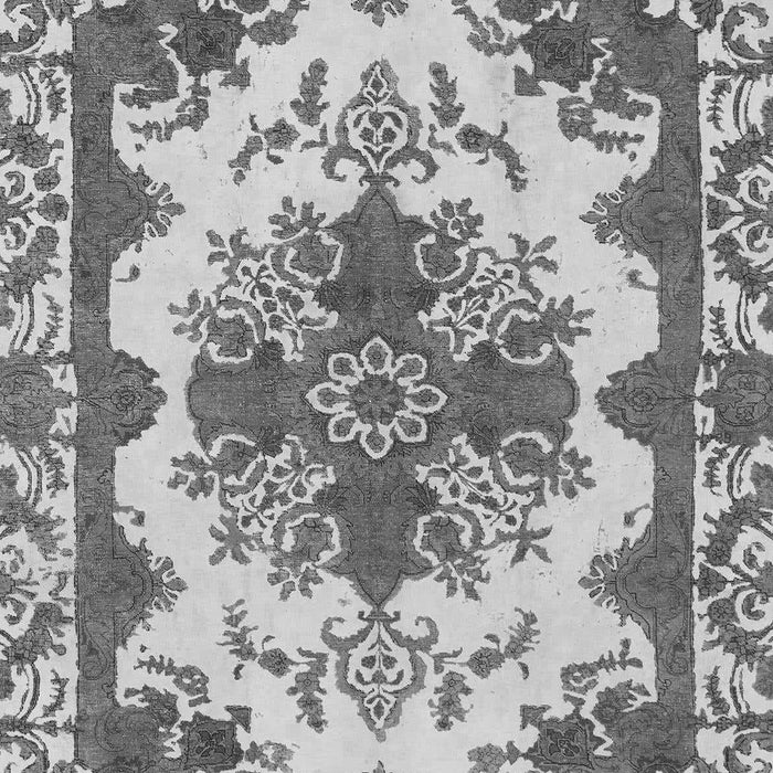 Machine Washable Persian Gray Bohemian Rug, wshabs1276gry