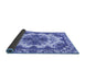 Sideview of Persian Blue Bohemian Rug, abs1276blu