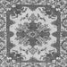 Square Machine Washable Persian Gray Bohemian Rug, wshabs1276gry