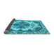 Sideview of Persian Light Blue Bohemian Rug, abs1276lblu