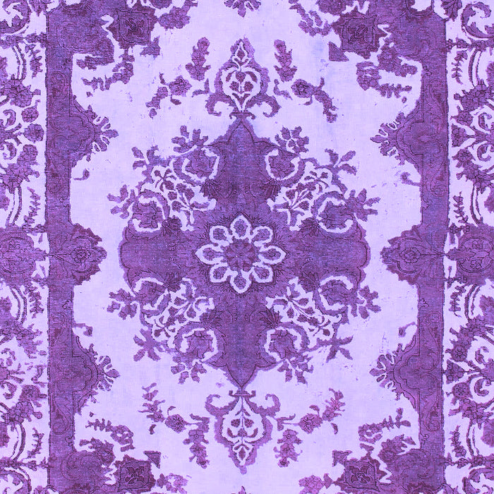 Machine Washable Persian Purple Bohemian Area Rugs, wshabs1276pur