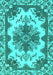 Persian Turquoise Bohemian Rug, abs1276turq