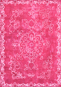 Abstract Pink Modern Rug, abs1277pnk