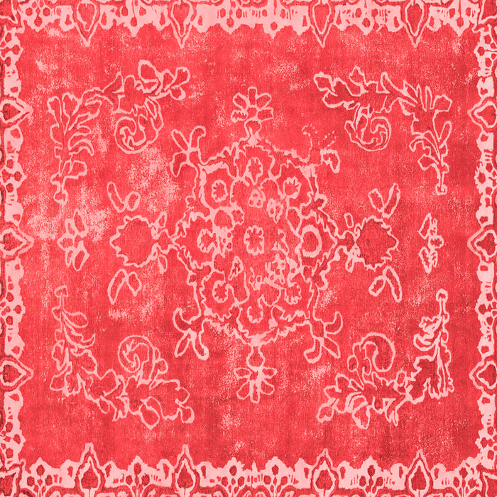 Machine Washable Abstract Red Modern Rug, wshabs1277red