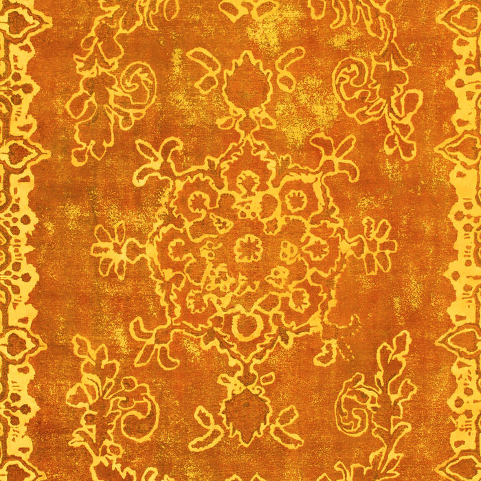 Abstract Yellow Modern Rug, abs1277yw