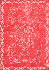 Abstract Red Modern Rug, abs1277red