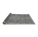 Sideview of Abstract Gray Modern Rug, abs1277gry