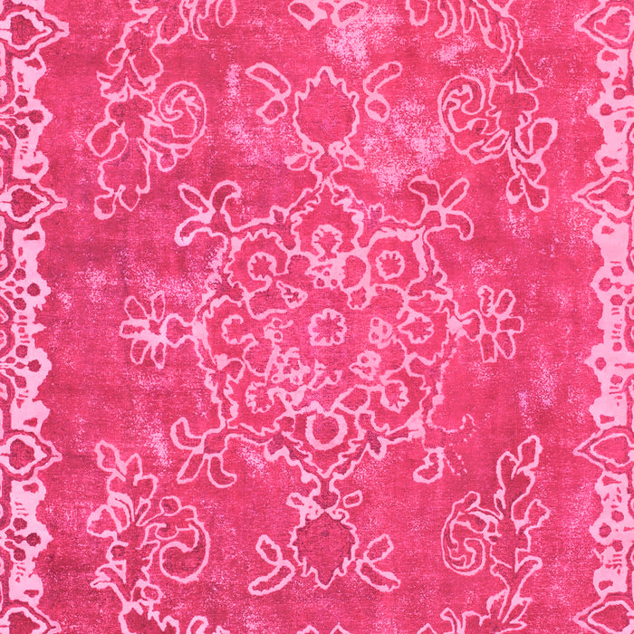 Machine Washable Abstract Pink Modern Rug, wshabs1277pnk