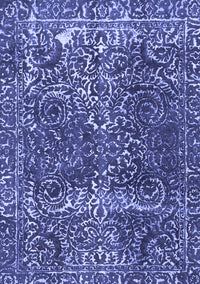 Abstract Blue Modern Rug, abs1278blu