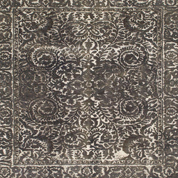 Square Abstract Pink Modern Rug, abs1278