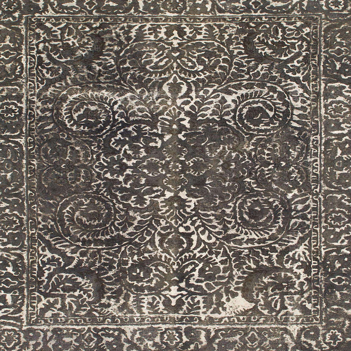 Square Abstract Pink Modern Rug, abs1278