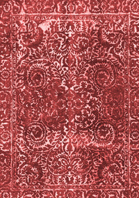 Abstract Red Modern Rug, abs1278red