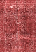 Abstract Red Modern Area Rugs