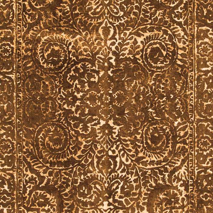 Machine Washable Abstract Orange Modern Area Rugs, wshabs1278org