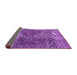 Sideview of Abstract Purple Modern Rug, abs1278pur