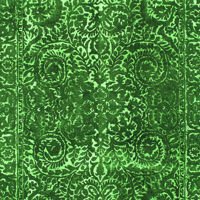 Machine Washable Abstract Green Modern Area Rugs, wshabs1278grn
