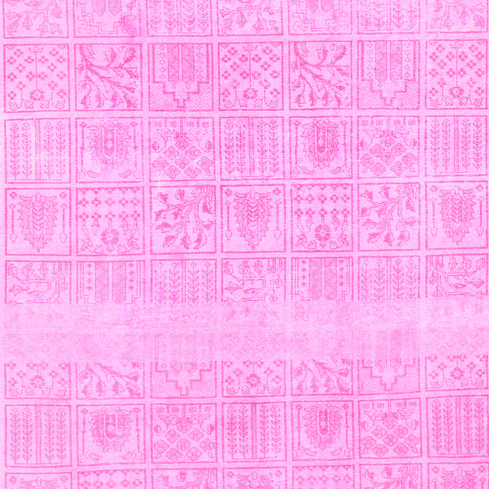 Machine Washable Abstract Pink Modern Rug, wshabs1279pnk