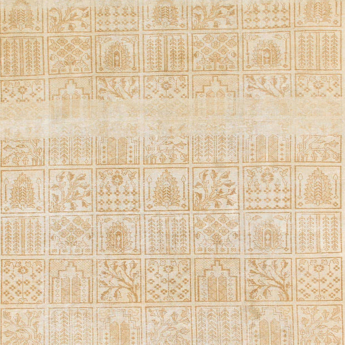 Machine Washable Abstract Yellow Rug, wshabs1279