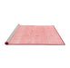 Modern Red Washable Rugs