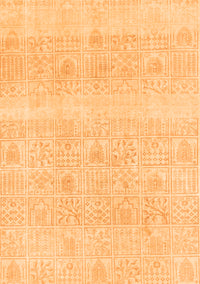 Abstract Orange Modern Rug, abs1279org