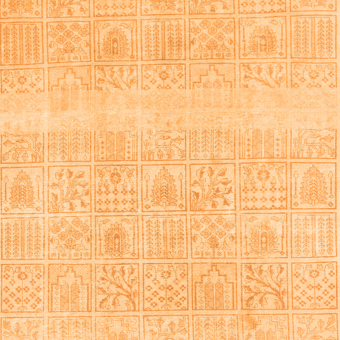 Abstract Orange Modern Rug, abs1279org
