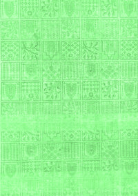 Abstract Emerald Green Modern Rug, abs1279emgrn