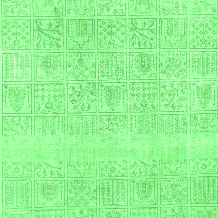 Abstract Emerald Green Modern Rug, abs1279emgrn