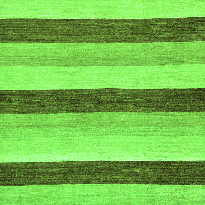 Machine Washable Solid Green Modern Area Rugs, wshabs127grn