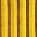 Square Machine Washable Solid Yellow Modern Rug, wshabs127yw