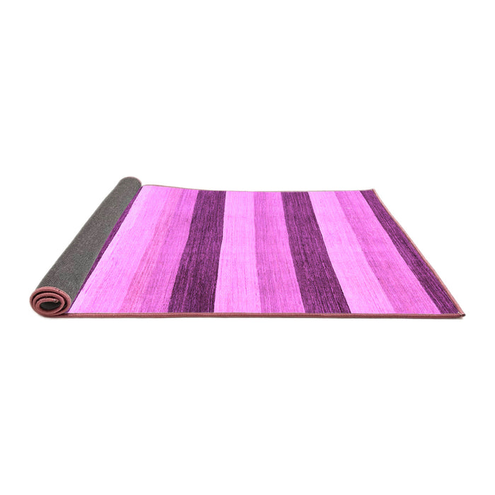 Sideview of Solid Purple Modern Rug, abs127pur