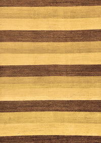 Solid Brown Modern Rug, abs127brn