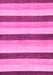 Machine Washable Solid Pink Modern Rug, wshabs127pnk