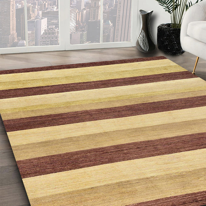 Abstract Red Solid Rug in Family Room, abs127