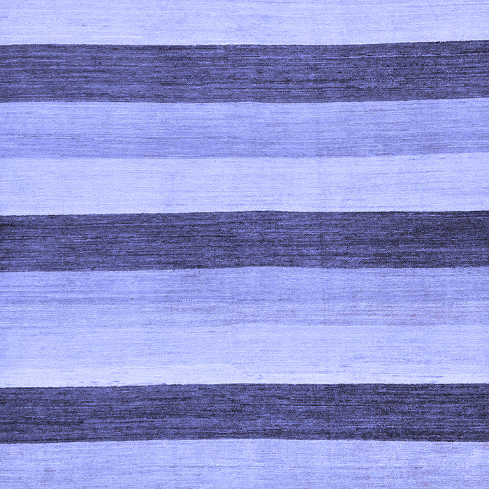 Machine Washable Solid Blue Modern Rug, wshabs127blu