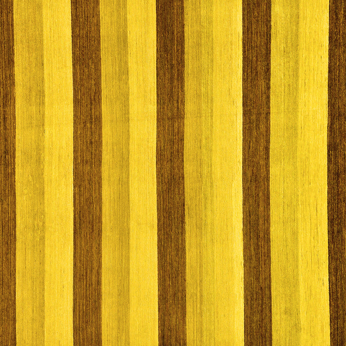 Square Solid Yellow Modern Rug, abs127yw