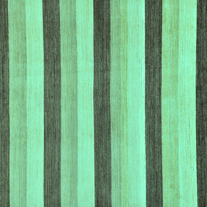 Square Machine Washable Solid Turquoise Modern Area Rugs, wshabs127turq