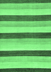 Solid Emerald Green Modern Rug, abs127emgrn