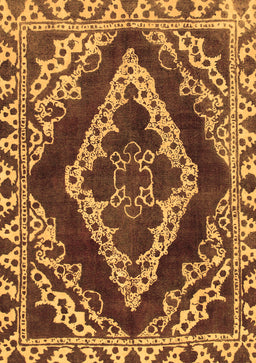 Abstract Brown Modern Rug, abs1280brn