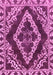 Machine Washable Abstract Purple Modern Area Rugs, wshabs1280pur