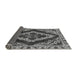 Sideview of Abstract Gray Modern Rug, abs1280gry