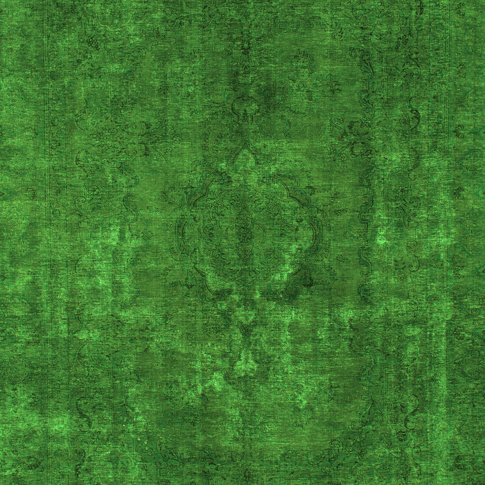 Abstract Green Modern Rug, abs1281grn