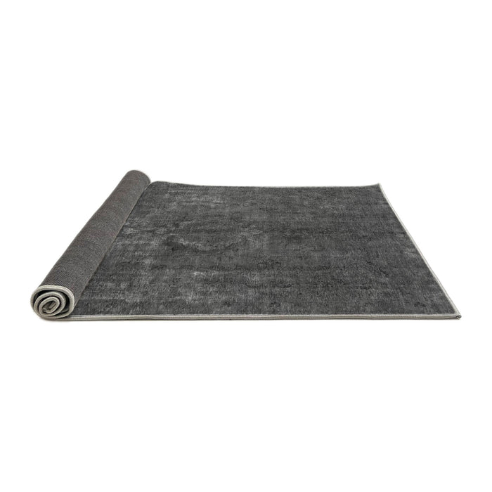 Sideview of Abstract Gray Modern Rug, abs1281gry
